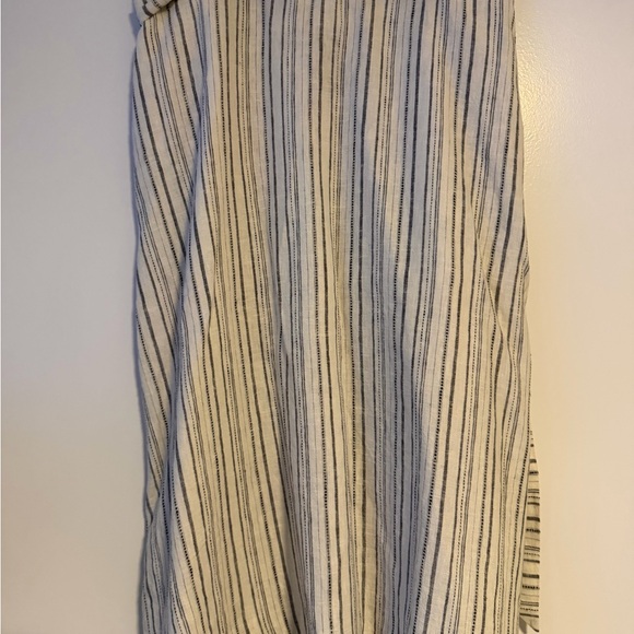 RW&CO. Cream and Black Striped A-Line Skirt - Picture 9 of 13